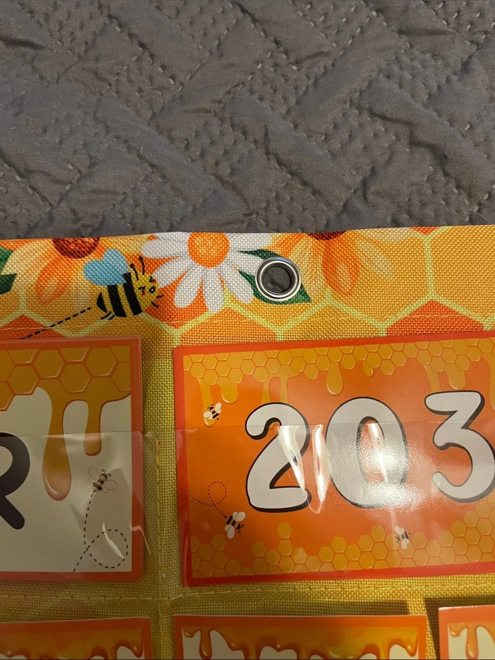 Bee Classroom Pocket Calendar